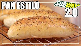 HOMEMADE BREAD IMPROVED SUBWAY style | The BEST bread for SANDWICH