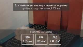 Сравнение термоусадочной пленки ПОФ , ПВХ и ПВД  Купить 8-800-555-72-87