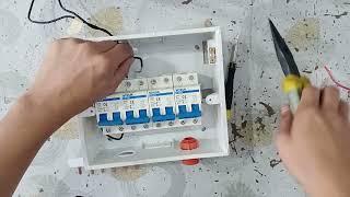 Paano ang wiring ng Distribution Panel 8ways Single phase 220VAC? Electric-Al Ep. 11