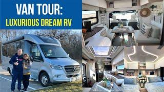 VAN TOUR | Small Luxurious Dream RV | Leisure Travel Van | 2024 Unity Twin Bed | Season 1 | Ep. 3