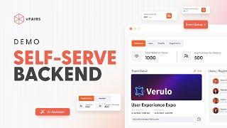 vFairs Demo: Self-Serve Backend | How to setup your event with our new UI