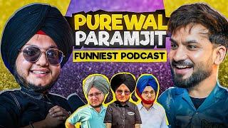 PUREWAL PARAMJIT ਨਾਲ Full ਹਾਸੇ ਵਾਲਾ Podcast । The Aman Aujla Show