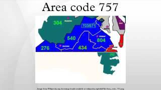 Area code 757