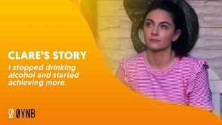 Clare's story - I stopped drinking alcohol and started achieving more.