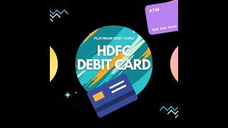 HDFC Debit Card Unboxing Platinum Debit Card #shorts #short #unboxing #hdfcbank