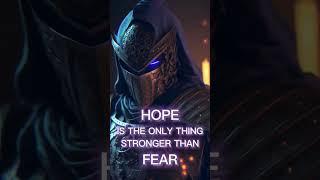 Hope Is The Only Thing Stronger Than Fear #Hope #Fear #focus