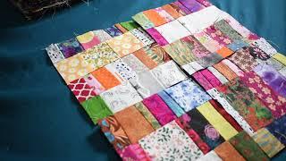 Crumb Quilt - Scrap Fabrics