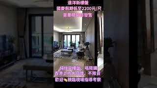 香港上市企業，全國十強，深中橋頭堡，純住宅現樓發售