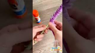 Easy Paper Lilac Craft for Kids | Spring Flower DIY with Miss Daisy
