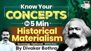 Understanding Historical Materialism: Key Concepts for UPSC Exam  | Sociology Optional