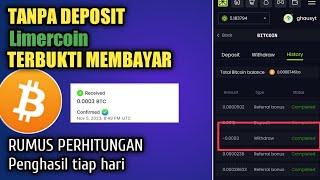 Mantap Live Withdraw 0,003 Btc limercoin ! main game dapat Bitcoin gratis, mining btc gratis