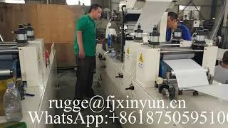 Automatic double embossing serviette tissue paper making machine