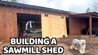 Building Huge Sliding Barn Doors for the Sawmill Shed