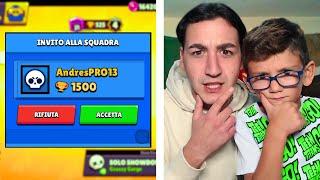 MIO CUGINO RICEVE L'INVITO DAL BIMBO DI 8 ANNI SU BRAWL STARS