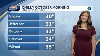 Video: Clear skies, cooler weather ahead in New Hampshire