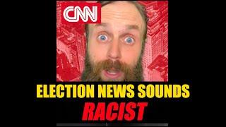 When the news sounds RACIST before Election Night #election #news #comedy