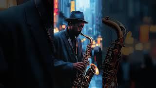Twilight Notes of Vintage Saxophone – Dreamy Jazz Echoes Through Time’s Golden Mist