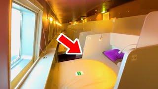 Riding on Japan's Semi-Private Overnight Ferry with Ocean View (Hokkaido→Aomori) | Silver Ferry