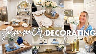 2024 SUMMER DECORATE WITH ME | SUMMER DECOR IDEAS | SUMMER DECORATING | HOME DECOR IDEAS