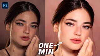 Flawless Skin in 1 Minute! Fast & Easy Photoshop Retouching Action