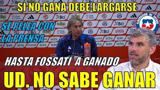 CHILENOS YA NO QUIEREN A GARECA Y LE SACAN EN CARA LOS MALOS RESULTADOS- FURIOSO LOS MANDA A CALLAR