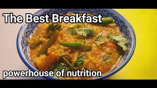 Best Breakfast for weight loss and diabetes controlling|Dalia recipe|Indian veg recipe