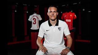 Augustinsson's first interview at Sevilla FC