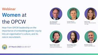 WEBINAR: Women at the OPCW