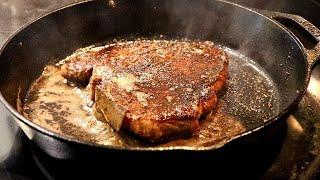 Cooking the BEST Steak EVER in Cast Iron | Cooking Is Easy