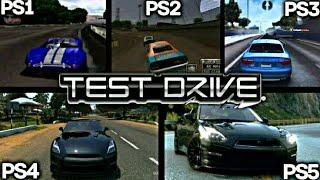 TEST DRIVE PS1 VS PS2 VS PS3 VS PS4 VS PS5