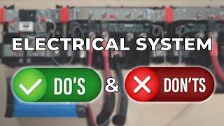 8 DIY CAMPER ELECTRICAL SYSTEM DO'S AND DON'TS