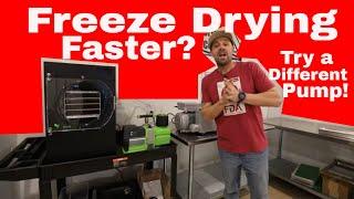 Freeze Drying Faster! With a Better Vacuum Pump?