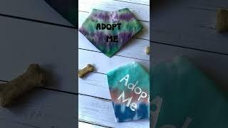 Adopt Me Dog Bandanas #adoptme #tiedye #custompetscarf #adoptabledogs #snortrescue