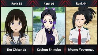 Ranked, The 30 Best Anime Girls With Black Hair