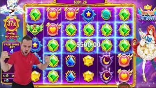 STARLIGHT PRINCESS⭐ LARGE WIN HIT X39 BIG MULTILIER BONUS BUY CASINO SLOT ONLINE