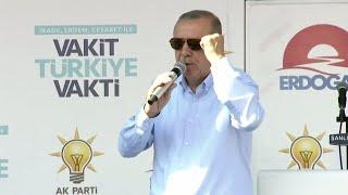 Turkish president Recep Tayyip Erdogan: "Soon, we will sweep away the terrorists"