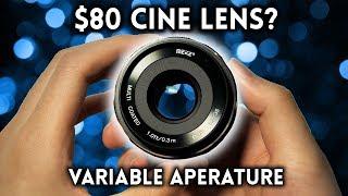 Meike 35mm f1.7 Variable Aperture Lens Review!