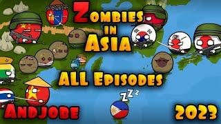 Zombies in Asia - Season 1. All series ( Countryballs )