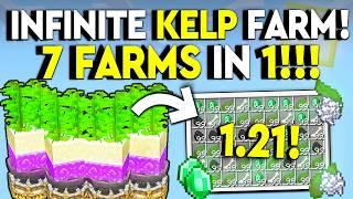 BEST 1.21 INFINITE KELP IN 7 FARMS! Minecraft Bedrock MCPE/Xbox/PS4/Nintendo Switch/Windows 10