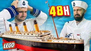 On a construit le TITANIC LEGO en 48H (le plus DIFFICILE du MONDE)(plus jamais)