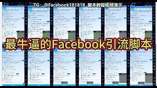 轻松搞定Facebook引流，告别低效率操作，用脚本轻松引流！