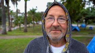 Homeless Man on the Criminalization of Homelessness in Echo Park Lake