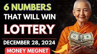 6 LUCKY NUMBERS TO WIN JACKPOT LOTTERY on SATURDAY 28TH DECEMBER 2024 | Buddhist Teachings