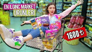 MARKETTEKİ EN İLGİNÇ ÜRÜNLERİ TEST ETTİM!(1100 TL'YE DEV SÜRPRİZ YUMURTA)