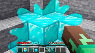 MINECRAFT pero TODO LO QUE TOCO SE CONVIERTE EN DIAMANTE!