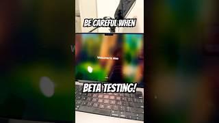 Be Careful When Beta Testing! #tech #apple #macbook #macos