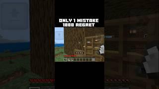 only 1 mistake 1000 regret.      #trending #minecraft #memes #algorithm #1millionviews #viralvideo