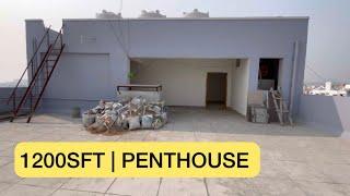 520 PENTHOUSE 2BHK,1200 Sft  Flat For Sale at Venkateshwara Colony,Alkapuri 6305278214