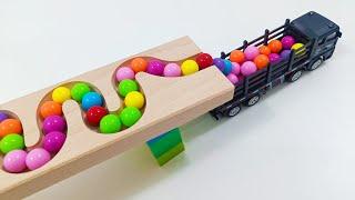 INSANE HABA Marble Run ASMR  Colorful Marbles on a Wooden Wave Track!