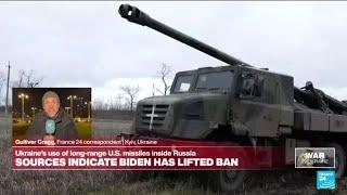 US authorises Ukraine's use of long-range missiles inside Russia • FRANCE 24 English